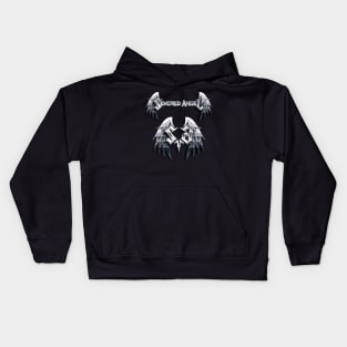 Severed Angel Stylized Logo with Symbol Kids Hoodie